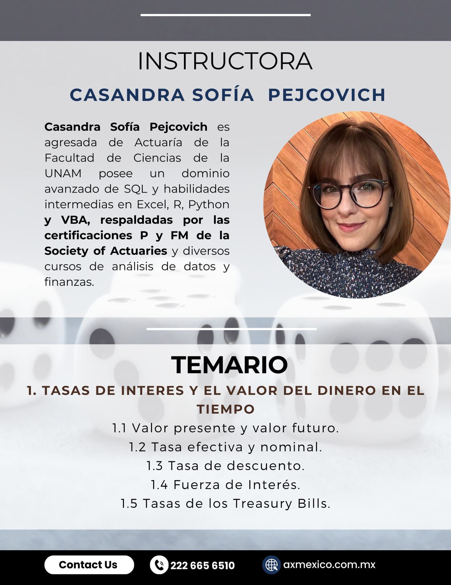 Curso de Preparación para el examen FM (Financial Mathematics) de la SOA