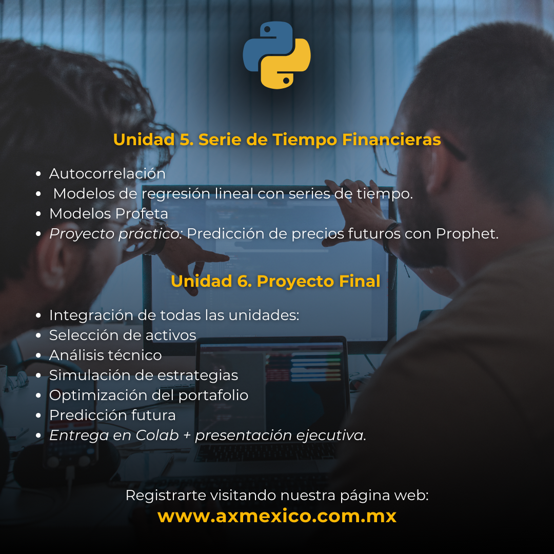 Análisis, trading y portafolios con Python