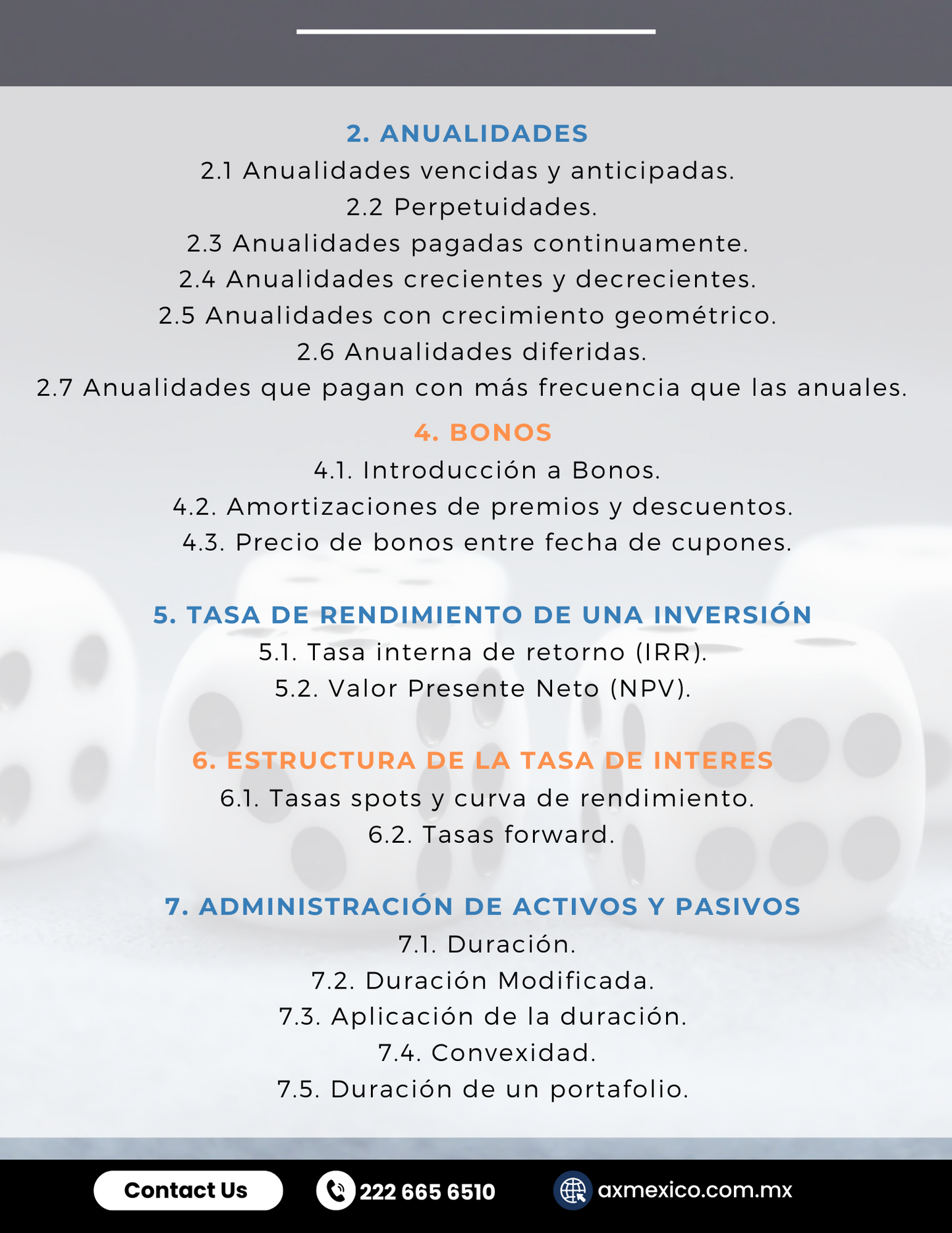 Curso de Preparación para el examen FM (Financial Mathematics) de la SOA