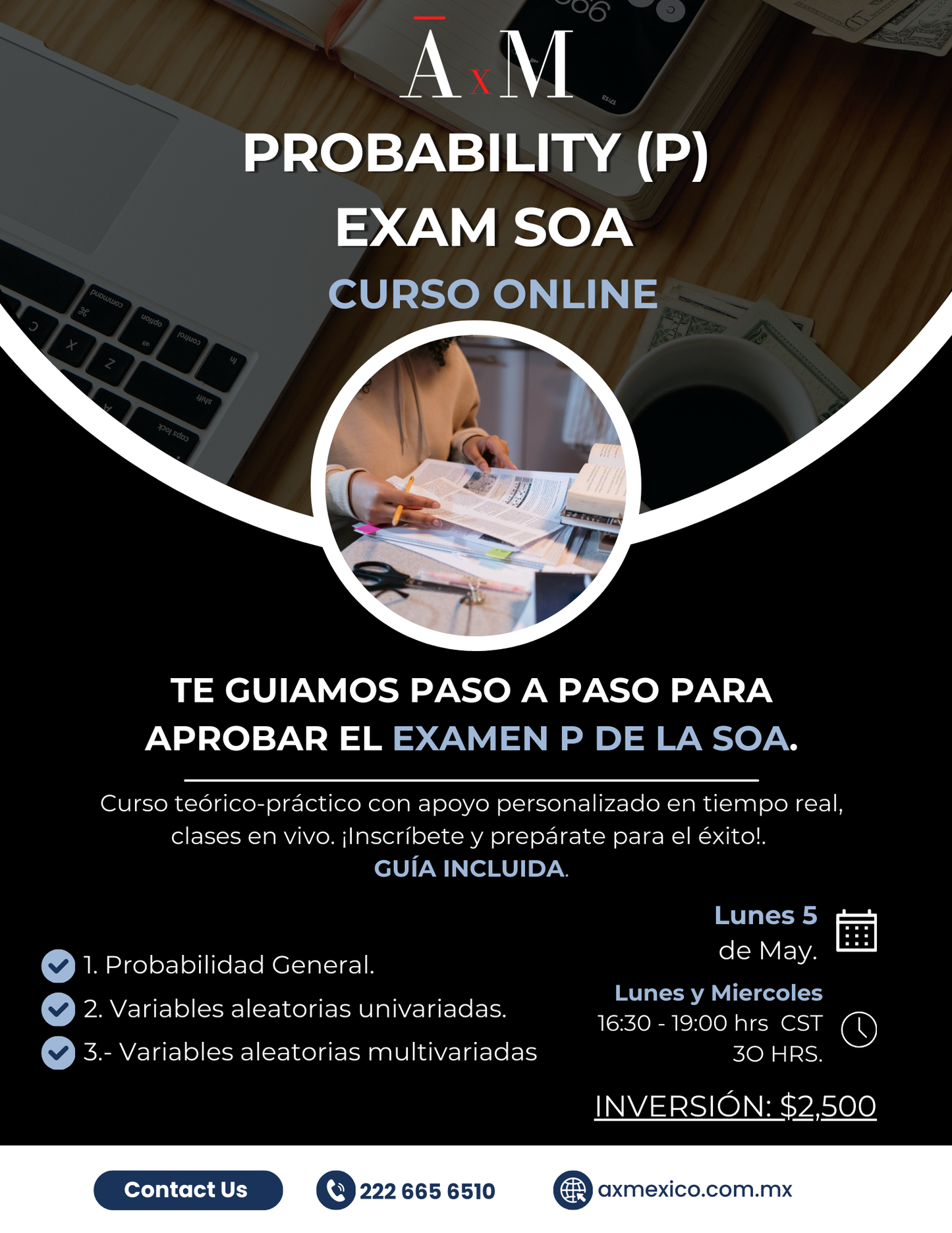 SOA Exams Career Path - Cursos en vivo