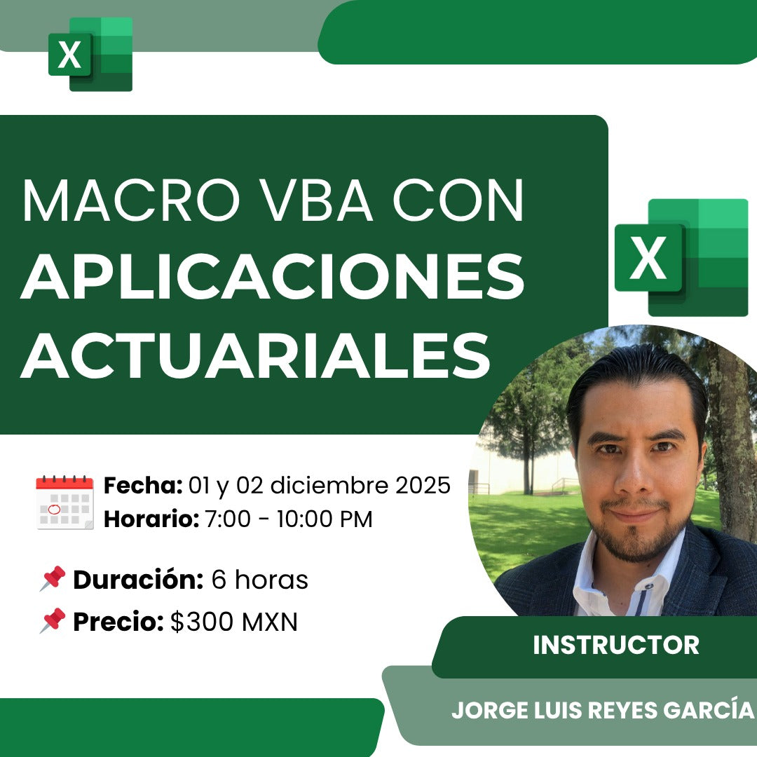Macro VBA con Aplicaciones Actuariales
