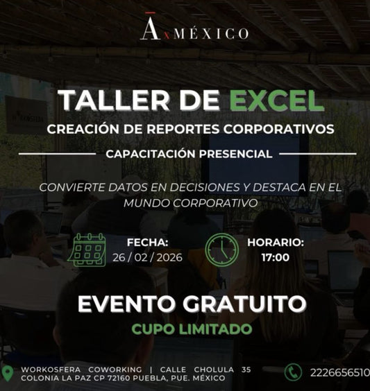 Taller de Excel - Creación de Reportes Corporativos
